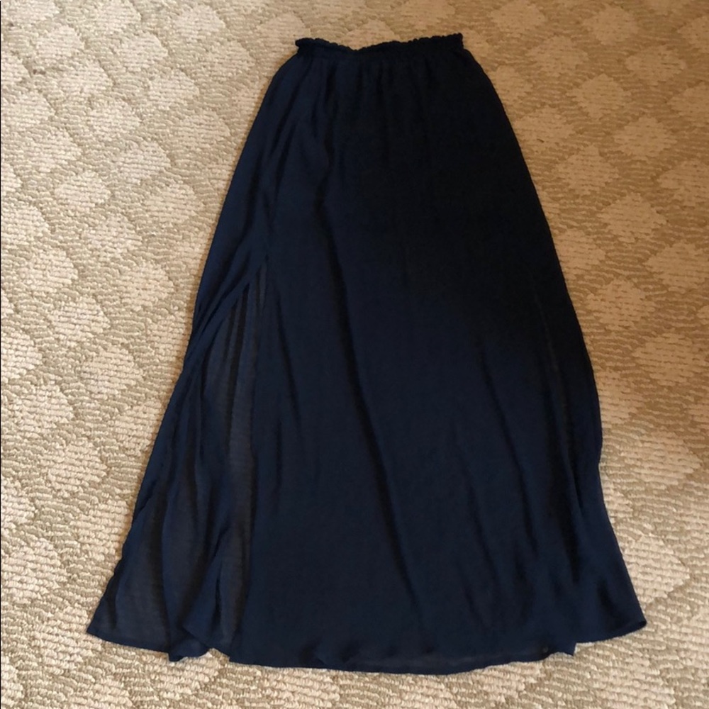 NWOT Abercrombie and Fitch chiffon maxi Skirt